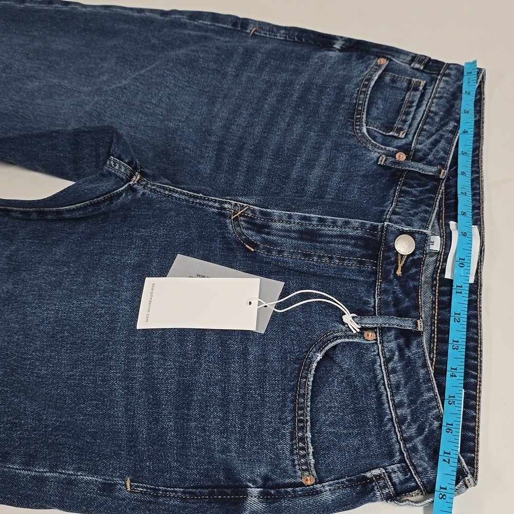 Dear John: Blaire High Rise Slim Straight Denim - Romeland - Picture 9 of 14